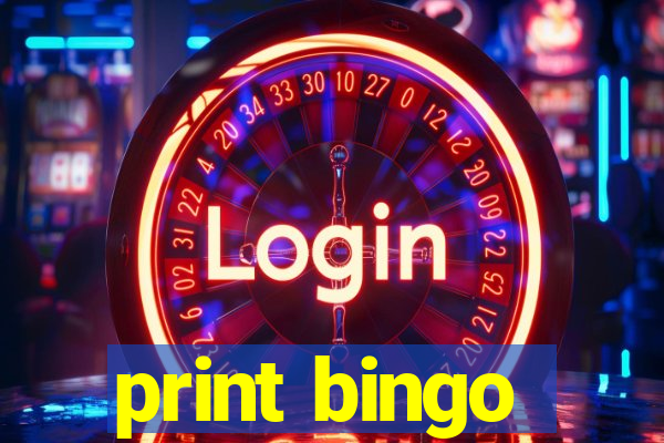 print bingo